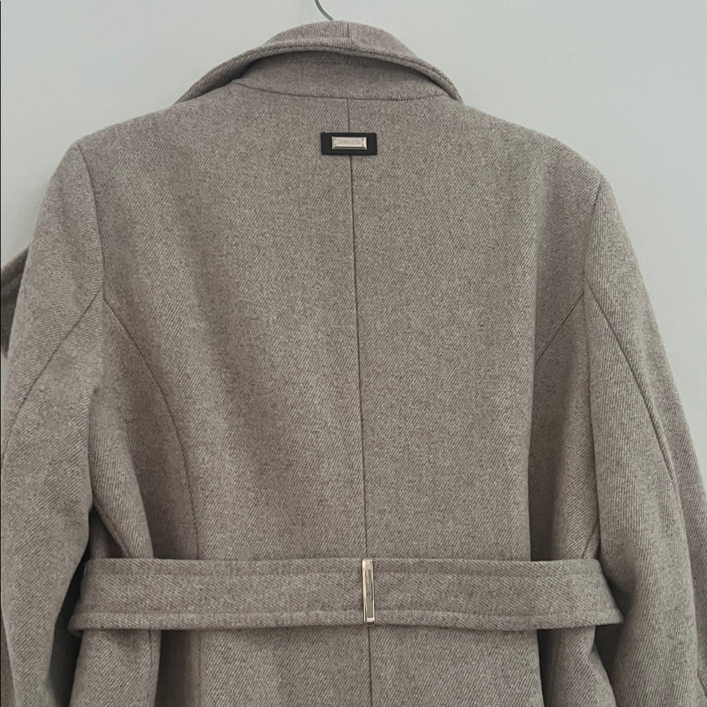 Calvin Klein Women's Beige Wool Wrap - Picture 11 of 16